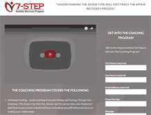 Tablet Screenshot of infidelityrecoverycoach.com